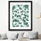 Tropical Green Palms Pattern #1 #tropical #decor #art by Anita & Bella Jantz on GIANT ART - green photo illustration