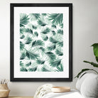 Tropical Green Palms Pattern #1 #tropical #decor #art by Anita & Bella Jantz on GIANT ART - green photo illustration