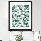 Tropical Green Palms Pattern #1 #tropical #decor #art by Anita & Bella Jantz on GIANT ART - green photo illustration