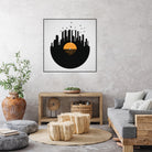 Vinyl City by Yuri Chagas Lobo on GIANT ART - black vector illustration