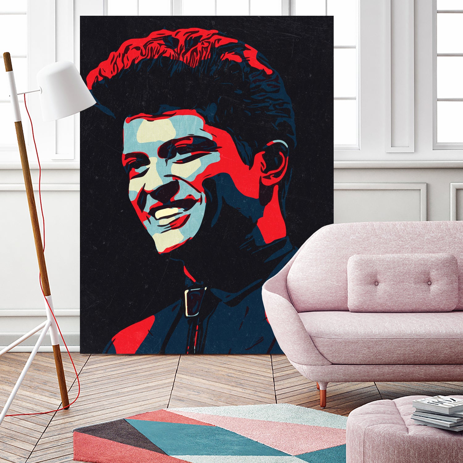 Bruno Mars by 1x Merch on GIANT ART - red digital painting