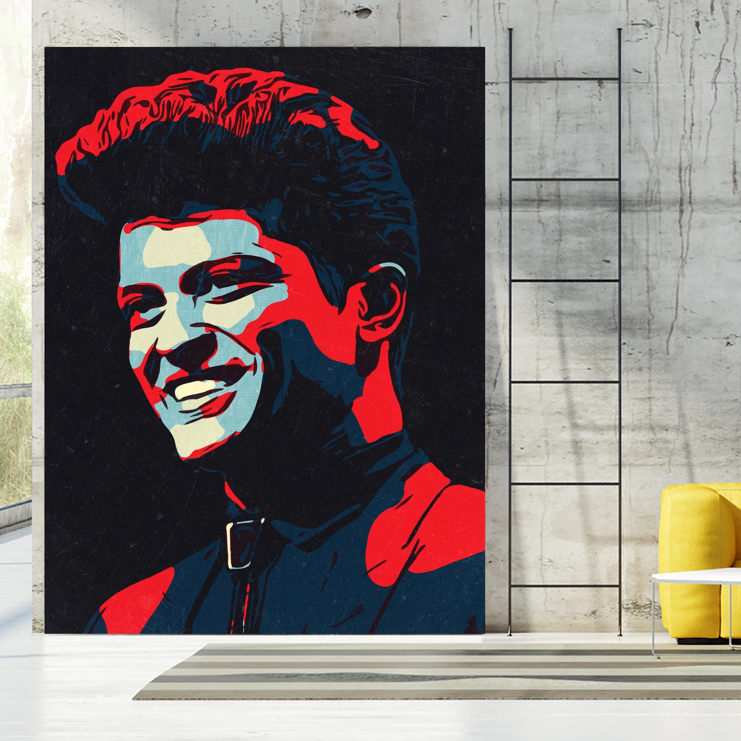 Bruno Mars by 1x Merch on GIANT ART - red digital painting