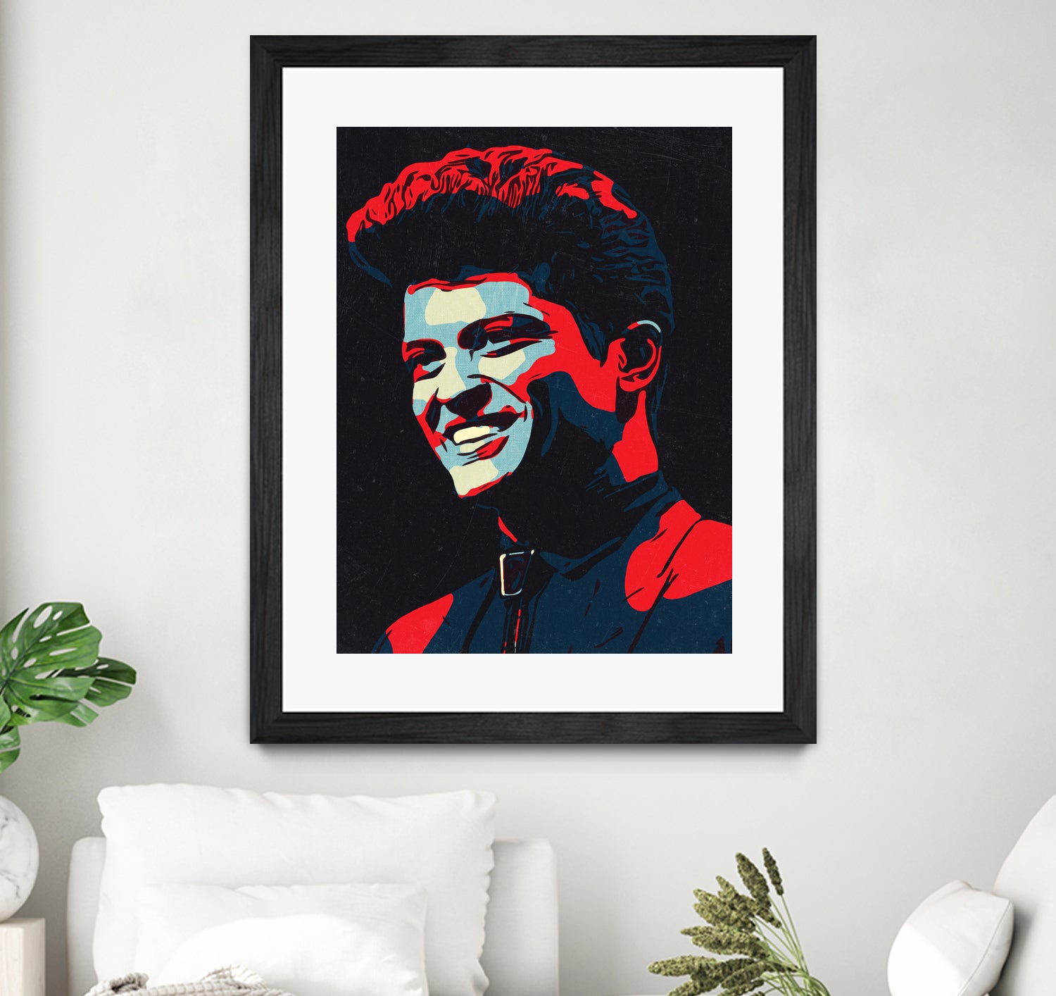 Bruno Mars by 1x Merch on GIANT ART - red digital painting