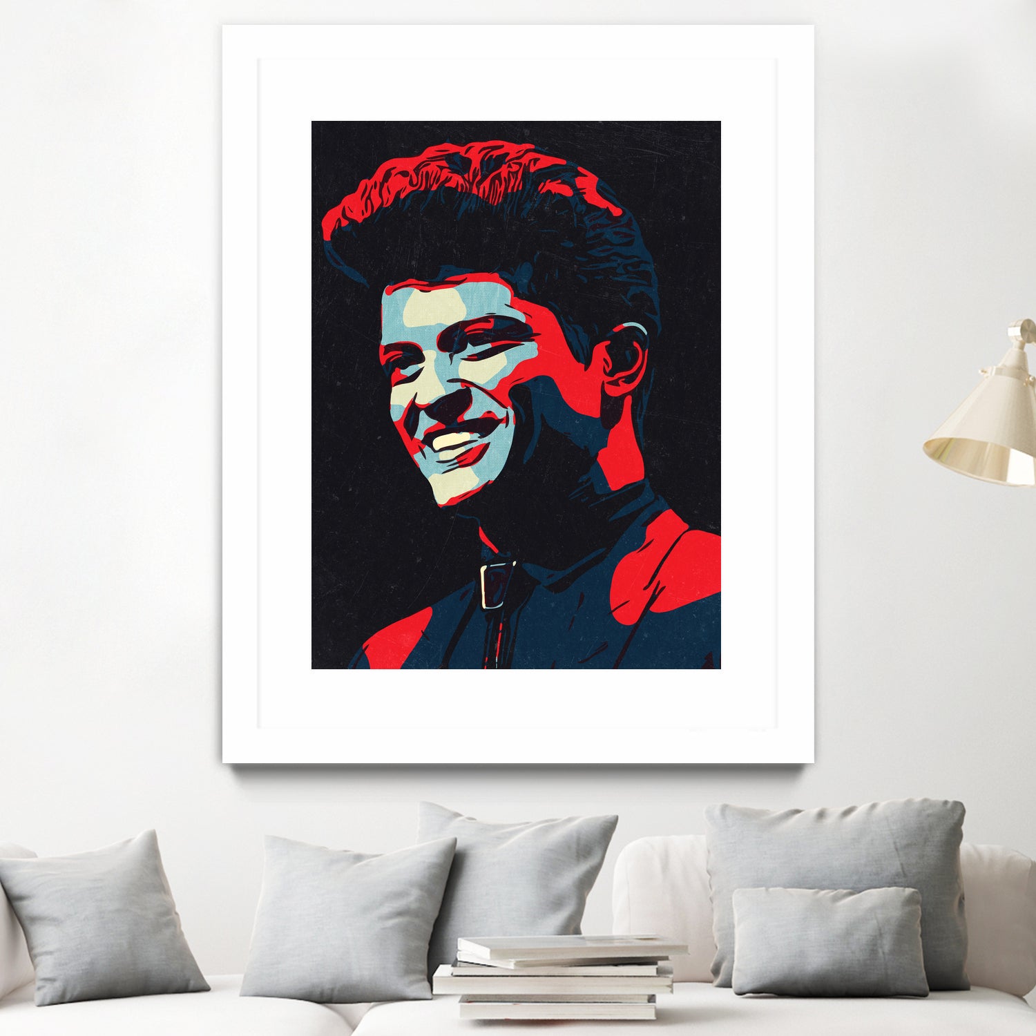 Bruno Mars by 1x Merch on GIANT ART - red digital painting