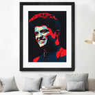 Bruno Mars by 1x Merch on GIANT ART - red digital painting