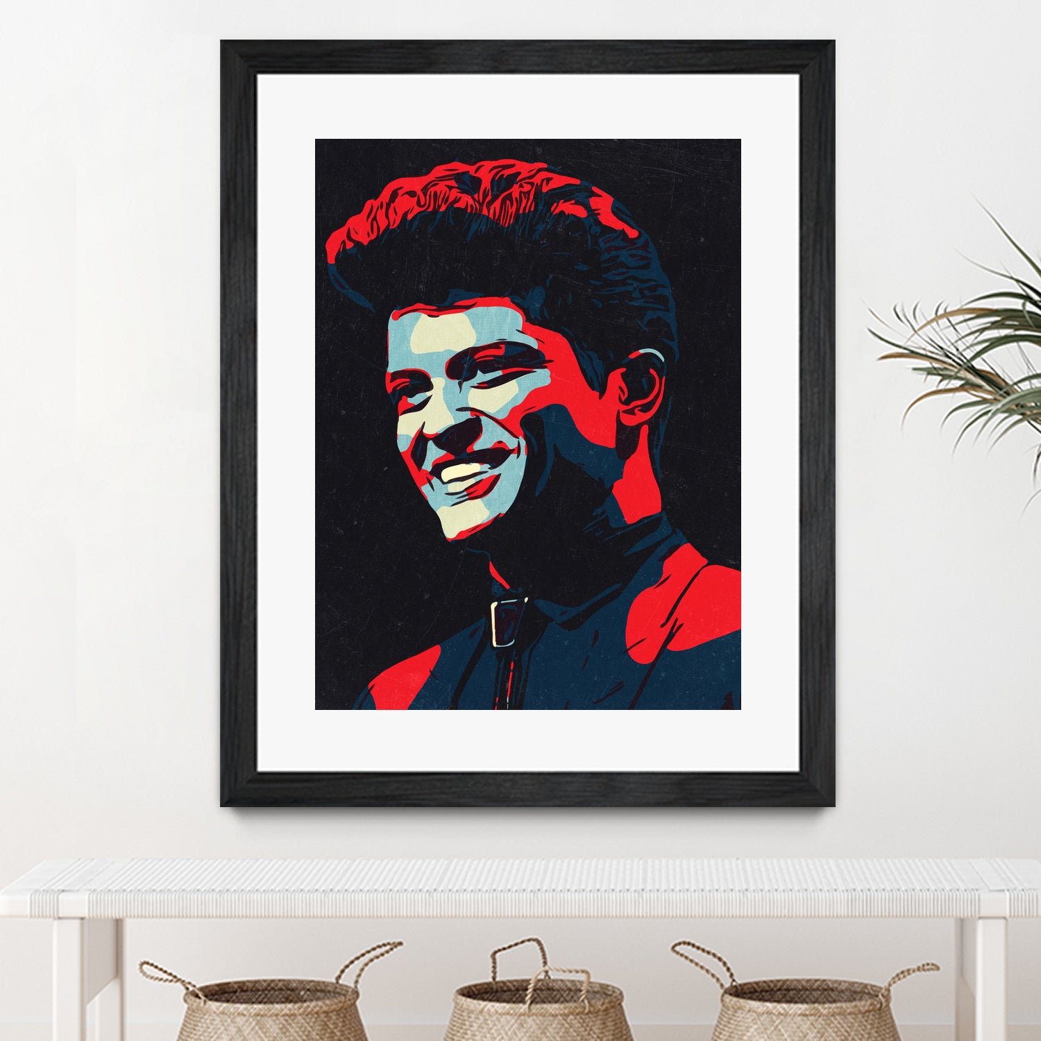 Bruno Mars by 1x Merch on GIANT ART - red digital painting