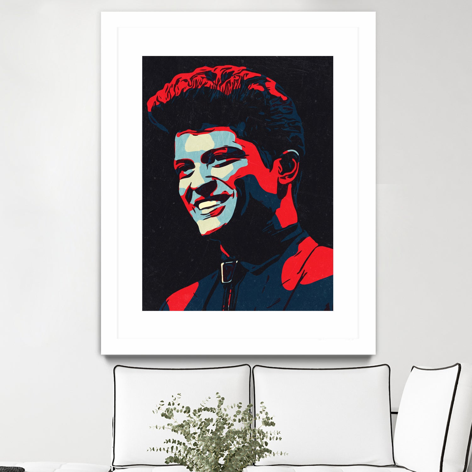 Bruno Mars by 1x Merch on GIANT ART - red digital painting