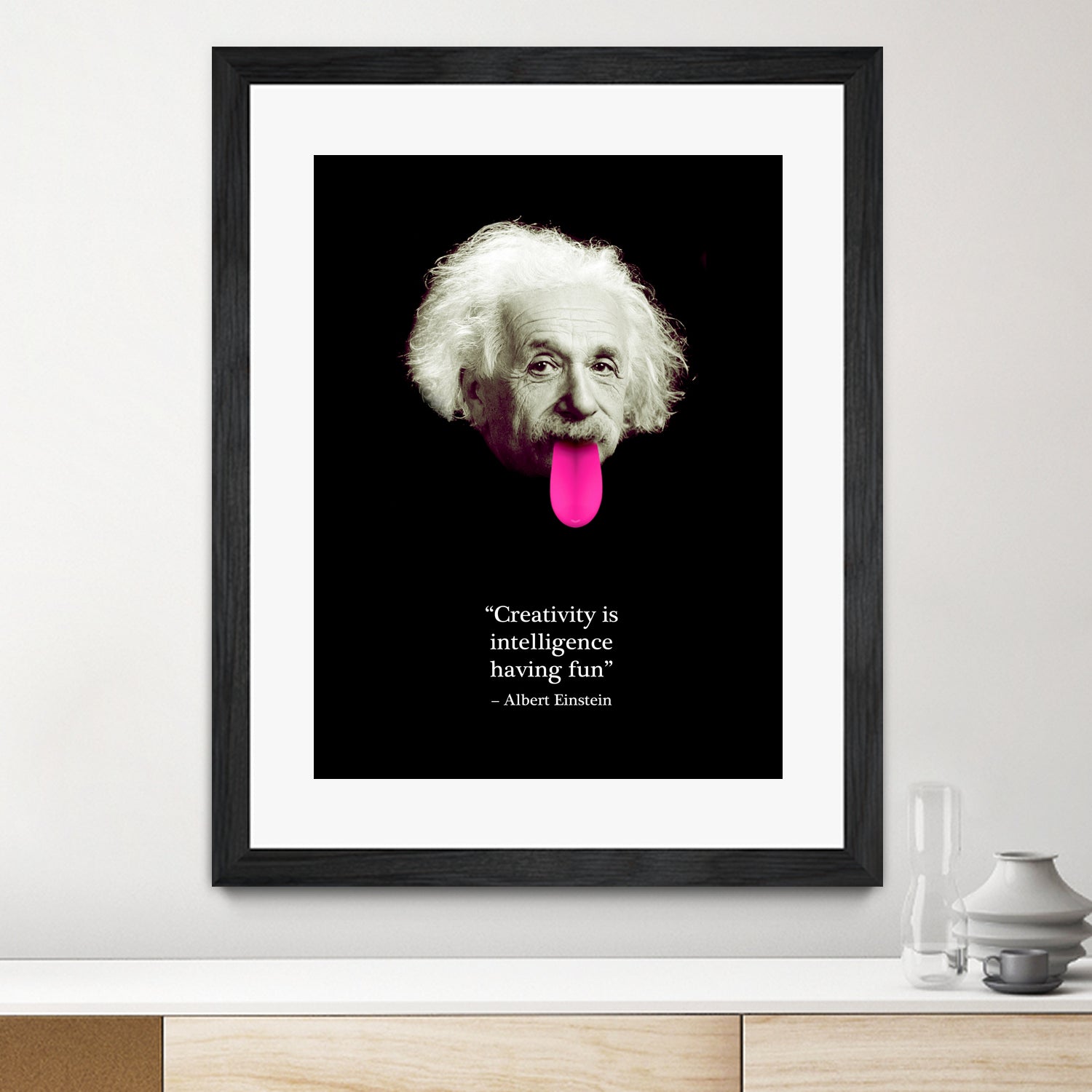 Einstein by Sundeep Kumar on GIANT ART - black photo manipulation