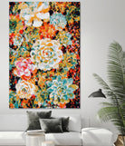 Floral Desert by Lisa Raymond on GIANT ART - orange digital painting