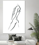 Torso. Silhouette of Man by Katya Ulitina on GIANT ART - white character design