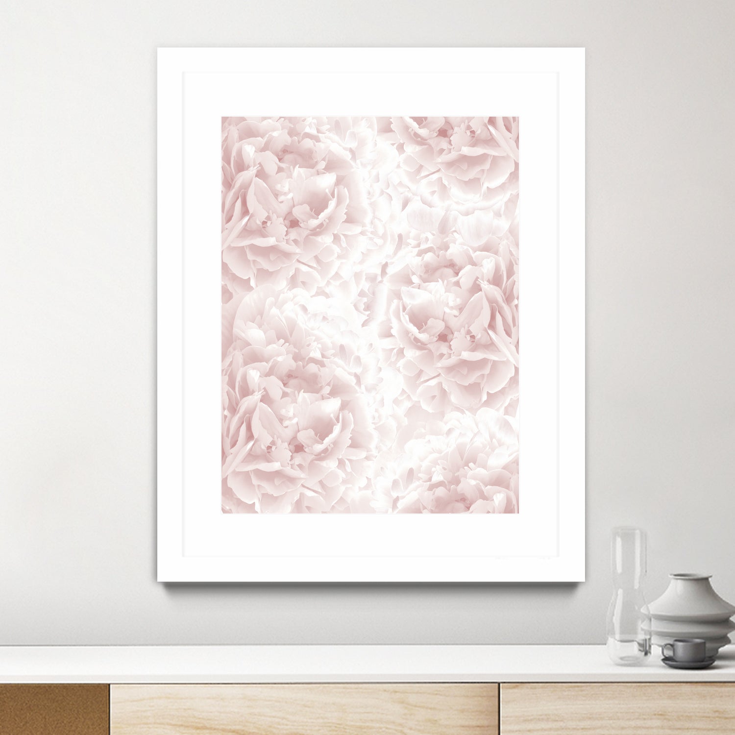 Blush Rose Peonies Dream #1 #floral #decor #art by Anita & Bella Jantz on GIANT ART - pink photo illustration