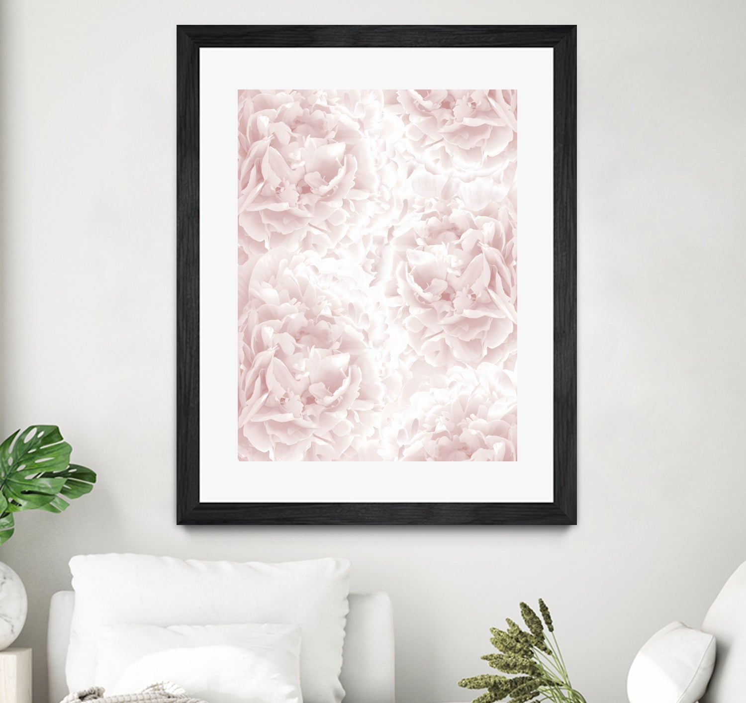 Blush Rose Peonies Dream #1 #floral #decor #art by Anita & Bella Jantz on GIANT ART - pink photo illustration