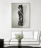 Charlie Chaplin - The Kid by Claudio Tosi on GIANT ART - black digital painting