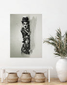 Charlie Chaplin - The Kid by Claudio Tosi on GIANT ART - black digital painting