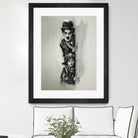 Charlie Chaplin - The Kid by Claudio Tosi on GIANT ART - black digital painting