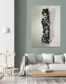 Charlie Chaplin - The Kid by Claudio Tosi on GIANT ART - black digital painting
