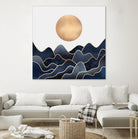 Waves 1 by Elisabeth Fredriksson on GIANT ART - blue digital painting