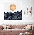 Waves 1 by Elisabeth Fredriksson on GIANT ART - blue digital painting