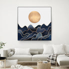 Waves 1 by Elisabeth Fredriksson on GIANT ART - blue digital painting