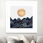 Waves 1 by Elisabeth Fredriksson on GIANT ART - blue digital painting