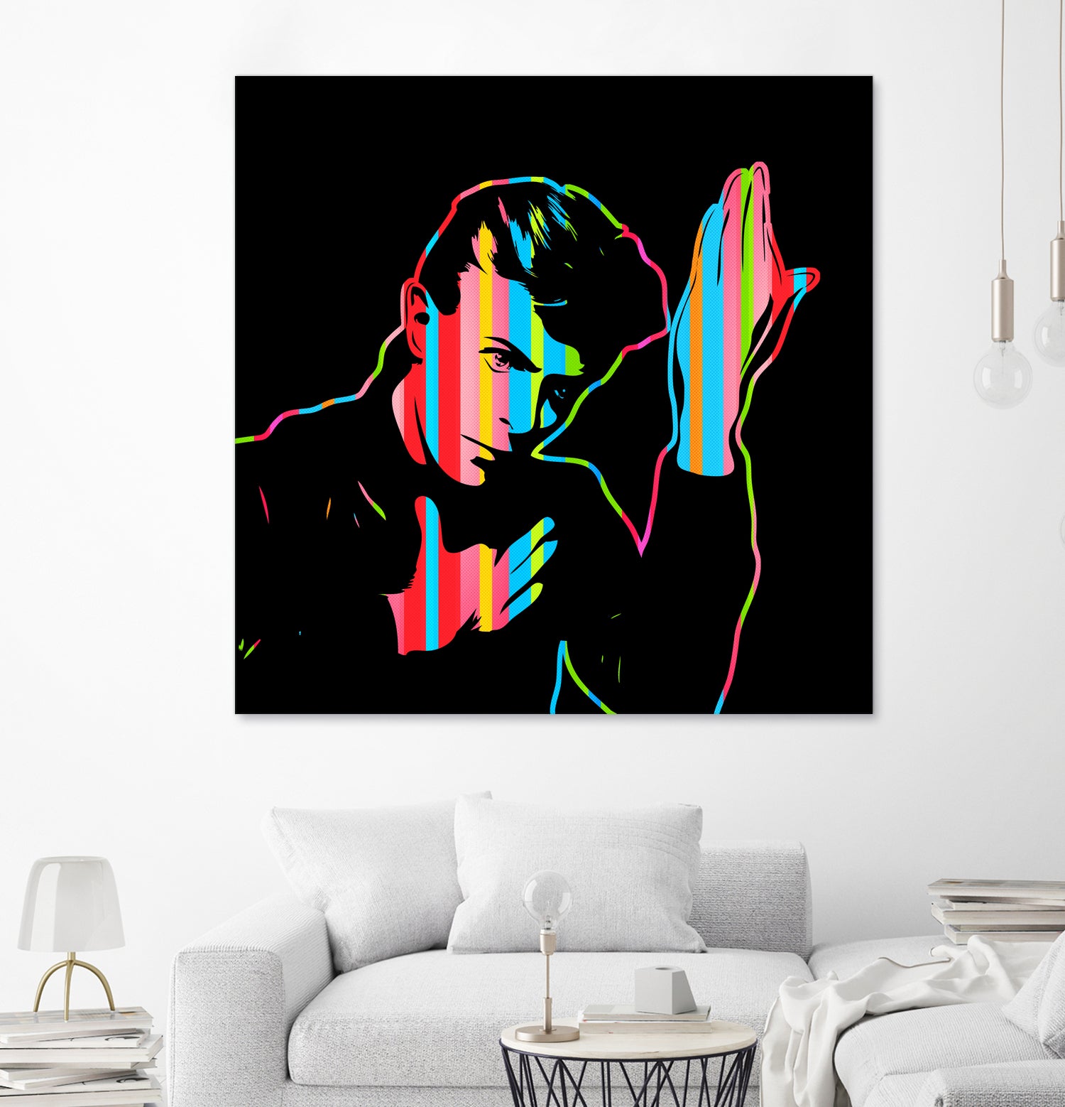 David Bowie | Dark | Pop Art by William Cuccio on GIANT ART - black digital painting