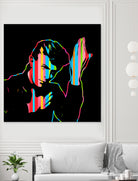 David Bowie | Dark | Pop Art by William Cuccio on GIANT ART - black digital painting