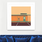 Desert Laundromat by Ben Stevens on GIANT ART - orange vector illustration