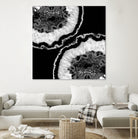 Gray Black White Agate Glitter Glamor #7 #gem #decor #art by Anita & Bella Jantz on GIANT ART - black photo illustration