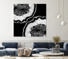 Gray Black White Agate Glitter Glamor #7 #gem #decor #art by Anita & Bella Jantz on GIANT ART - black photo illustration