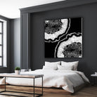 Gray Black White Agate Glitter Glamor #7 #gem #decor #art by Anita & Bella Jantz on GIANT ART - black photo illustration