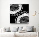 Gray Black White Agate Glitter Glamor #7 #gem #decor #art by Anita & Bella Jantz on GIANT ART - black photo illustration