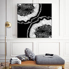 Gray Black White Agate Glitter Glamor #7 #gem #decor #art by Anita & Bella Jantz on GIANT ART - black photo illustration