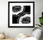 Gray Black White Agate Glitter Glamor #7 #gem #decor #art by Anita & Bella Jantz on GIANT ART - black photo illustration