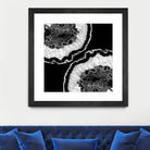 Gray Black White Agate Glitter Glamor #7 #gem #decor #art by Anita & Bella Jantz on GIANT ART - black photo illustration