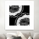 Gray Black White Agate Glitter Glamor #7 #gem #decor #art by Anita & Bella Jantz on GIANT ART - black photo illustration