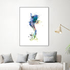 Koi Fish by Monn Print on GIANT ART - white digital painting