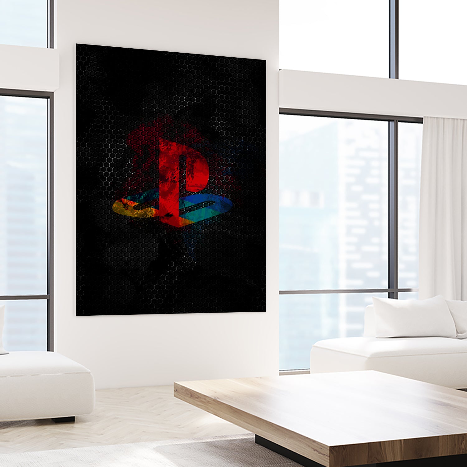 PlayStation dark splatter by Jurijs Permanickis on GIANT ART - black digital painting