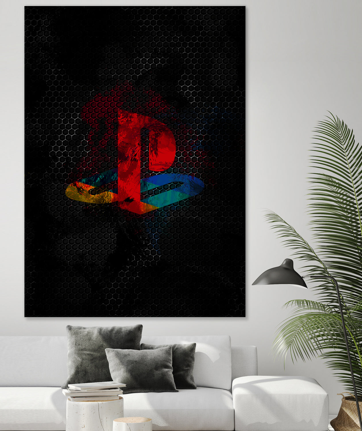 PlayStation dark splatter by Jurijs Permanickis on GIANT ART - black digital painting