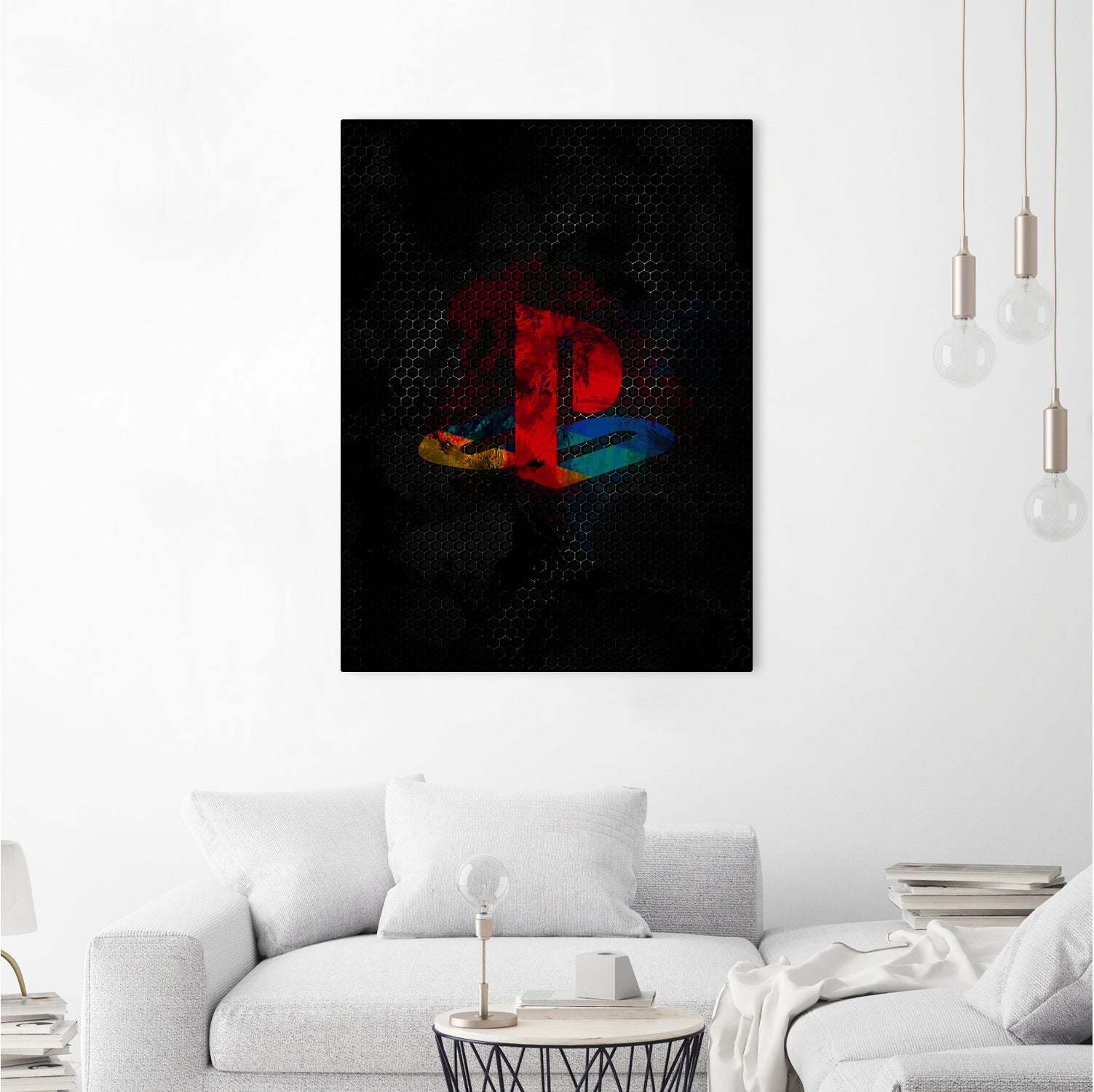 PlayStation dark splatter by Jurijs Permanickis on GIANT ART - black digital painting