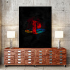 PlayStation dark splatter by Jurijs Permanickis on GIANT ART - black digital painting