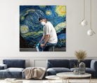 Street Art (Van Gogh) by Mehmet Geren on GIANT ART - blue photo manipulation