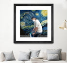 Street Art (Van Gogh) by Mehmet Geren on GIANT ART - blue photo manipulation