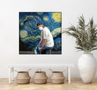 Street Art (Van Gogh) by Mehmet Geren on GIANT ART - blue photo manipulation