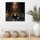 Street Art (Leonardo da Vinci) by Mehmet Geren on GIANT ART - brown photo manipulation