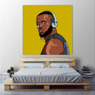 lebronjames by Ed Demetrius on GIANT ART - black digital drawing