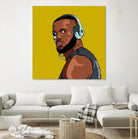 lebronjames by Ed Demetrius on GIANT ART - black digital drawing