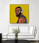 lebronjames by Ed Demetrius on GIANT ART - black digital drawing