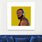 lebronjames by Ed Demetrius on GIANT ART - black digital drawing