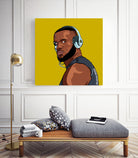 lebronjames by Ed Demetrius on GIANT ART - black digital drawing