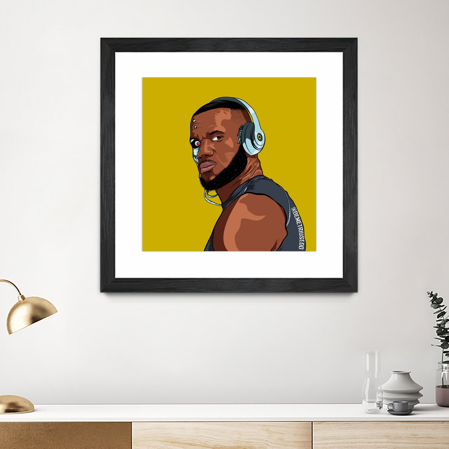 lebronjames by Ed Demetrius on GIANT ART - black digital drawing